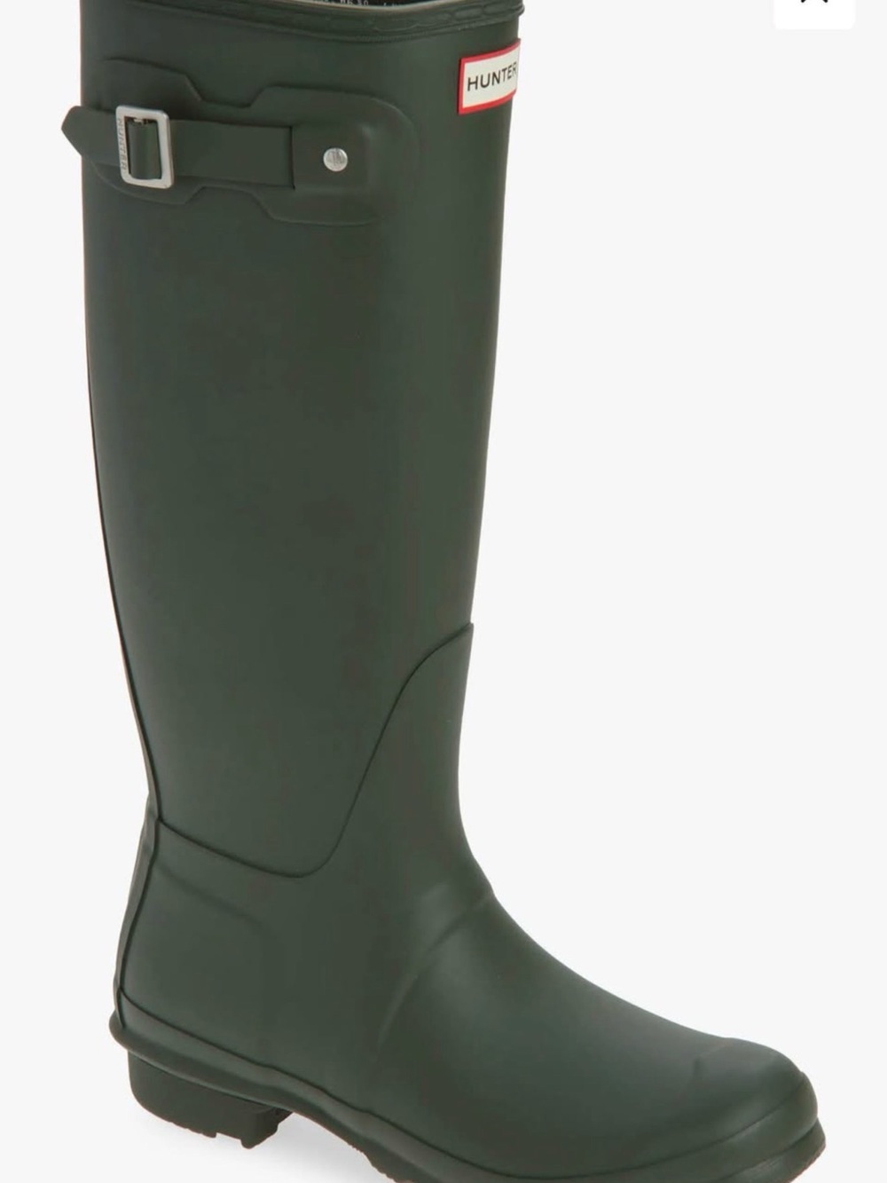 Hunter Women’s Tall Rain Boot in Forest Green